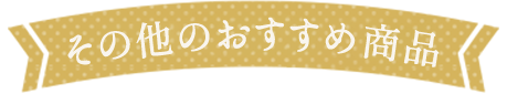 その他おすすめ商品